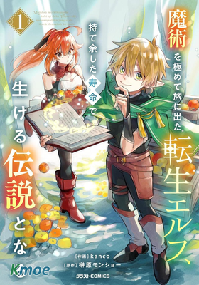 轉生精靈精通魔法後踏上旅程，因為長壽而成為活生生的傳說